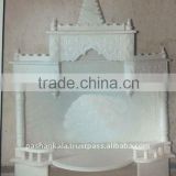 White Marble Carved Indoor Temple