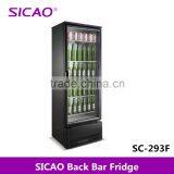 1500L Compressor Three Glass Doors Upright Display Showcase thumbnail-6