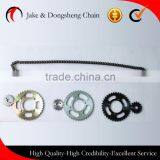 Motorcycle Sprocket Fine Blanking Wave125 Rear Sprocket Chain Drive Sproccket 428H/520/530 Golden Chain and Sprocket thumbnail-4