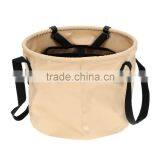 20L Folding Car Water Wash Bucket Outdoor Portable Fishing Bucket Collapsible Retractable Fishing Tackle With Hanging Mesh Bag C thumbnail-6