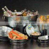 12" x 3" Natural Galvanized Tub thumbnail-1