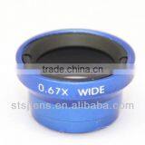 0.67X Wide Angle Marco Optical Glass Lens for Mobile Phone Iphone thumbnail-1