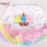 Hot Sale New 2016 Summer Girl Dress White Baby Girl Dress Children Clothing Children Dress 0-12Month thumbnail-4