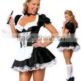 Little Gorgeous French Maid Sexy Halloween Costumes