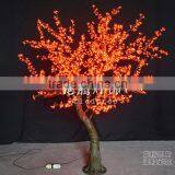 Red Cherry Blossom Tree With Lights
