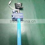 Custom design logo pvc/rubber/silicon Cable Wired Selfie Handheld Stick Monopod ,cartoon wired Selfie Stick