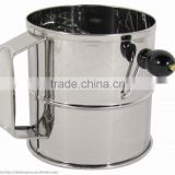 household shaking wheat flour sifter , Flour Sieve with rocker