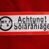 Reflective Pvc Warning Sign thumbnail-2