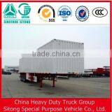 Enclosed Box Semi-Trailer/Curtin Side Trailer For 20-60 Tons Heavy Duty Transport thumbnail-5