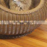 Luxury Cat Product Wholesale Wicker Hand Woven House for Cats thumbnail-4