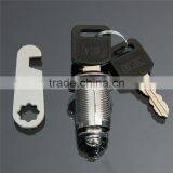 Silver Tone 25mm Stainless Steel Gift CAM Lock With 2 Keys for Cabinet Mailbo Drawer Cupboard Locker YG thumbnail-2