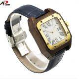 Customized Men Brand Your Own Watches Wood Watch With Stainless Steel thumbnail-2