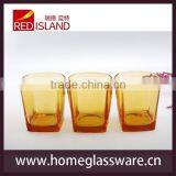 Spray Color Whisky Mini Glass Cup Square Cup thumbnail-2