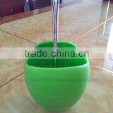 Yerba Mate Gourd With Bombilla/Silicone Drinking Cup With Straw thumbnail-4