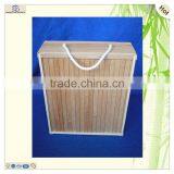 Factory Price String Handle 3 Bottles Bamboo Wooden Crate Box thumbnail-1
