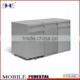China Jiangmen Supplier 2 , 3 Drawers Filing Cabinet Steel Pedestal thumbnail-1