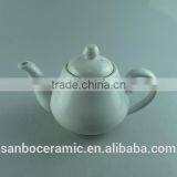 Ceramic Teapot Wih Lid, Wholesale Porcelain Teapot, Hotel Teapot Milk Coffee Tea Pot Porcelain thumbnail-1