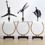 Antique Living Room Decor Basketball Player Figures