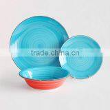 Stoneware Hand Painting Dinner Set,18pcs Ceramic Dinnerware Set With Hand Painting,hand Painted Ceramic Dinnerware Set thumbnail-3