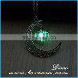 Glowing Necklace New Style Moon Start Pendant Necklace,luminous Necklace thumbnail-3