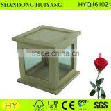 Custom Unfinished Wooden Candle Lanterns Wholesale thumbnail-1