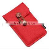 Shipping From China Pre-cut Final Fantasy Polyester Pouch Felted Case Wholesale Cotton Fabric Phone Case Wallet With Wood Button thumbnail-3