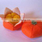 2017 Hight Quality Party Supply New Products Hot Sale Home Decoration Handicraft Promotional Felt Orange Toy Made in China thumbnail-1