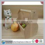 Natural and Home Decor Use Wooden Fruit Food Tray With Handle thumbnail-2