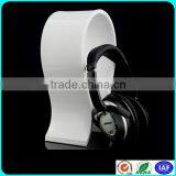 Customized Black Acrylic Earphone Headset Headphone Display Stand for Sale thumbnail-5