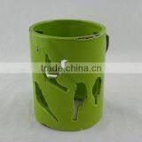 Bird Hollow Ceramic Antique Hurricane Lamps thumbnail-1