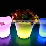 Led Lighted Planter Pots, Outdoor Led Planter, Led Plastic Flower Pot thumbnail-5