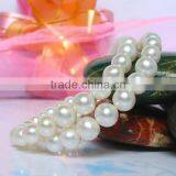 White 5-6mm Two Rows Freshwater Pearls Bracelet Price thumbnail-1