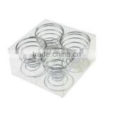 Kitchen Gadget Stainelss Spring Wire Egg Cup Holder thumbnail-3
