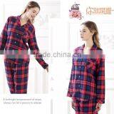Warm Cotton Women Pajamas Suits Red Pajamas Home Comfortable Sleepware thumbnail-3
