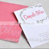 Fashionable Plastic Printed Technics Hang Tags For T-shirts With Logo thumbnail-3