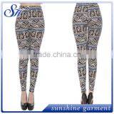 2017 Brushed Legging Classic Print Leggings thumbnail-1