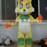 2015 Customized Party Use Adult Wearing Unisex Yellow Dancing Cat Mascot Costume thumbnail-1