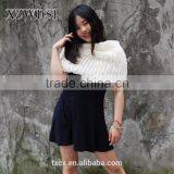 CX-B-44D New Styles Fashion Winter Wedding Hand Knitted Scarf Shawl thumbnail-2