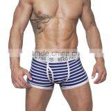 Stripe Cotton Custom Waistband Logo for Men Underwear Wholesale thumbnail-1