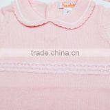 Long Sleeve Polo Neck Knitted Baby Clothes Romper With Hat thumbnail-2