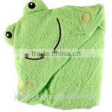 Eco-friendly Embroidery Designs Ring Spun Cotton Terry Animal Baby Bath Towel With Hood thumbnail-4