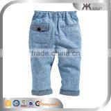 Wholesale Cheap Fashion Blue Linen and Cotton Blend Chino Pants thumbnail-1