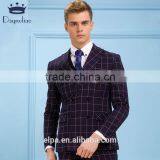 Daynoliao 2016 Latest Design Men's Suit Plaid 3 Pieces Business Suit for Men thumbnail-2