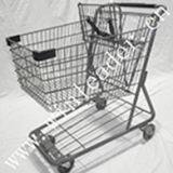 Американский стиль. Продается тележка-коризона для покупок объемом 100 литров для супермаркета. thumbnail-1