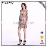 New Arrival for Woman Rose Gold Color Sexy Dress Sequin thumbnail-4