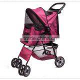4 Wheels Pet Stroller Cat Dog Cage Stroller thumbnail-6