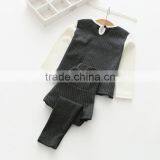 High Quality Cotton Soft Two Pieces Set Casual Girls Boutique Clothing Set thumbnail-4