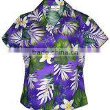 2015 Fashion New Style Custom Printed Ladies Hawaiian Shirts thumbnail-1