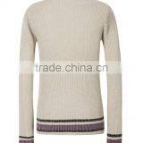 2017 Womens Round Neck Tight Fitted Knit Pullover Distressed Sweater Design With Lowest Price thumbnail-4