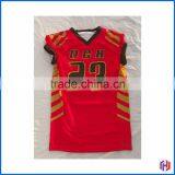 Football Jersey Red Professional Cut Sublimated Design thumbnail-1